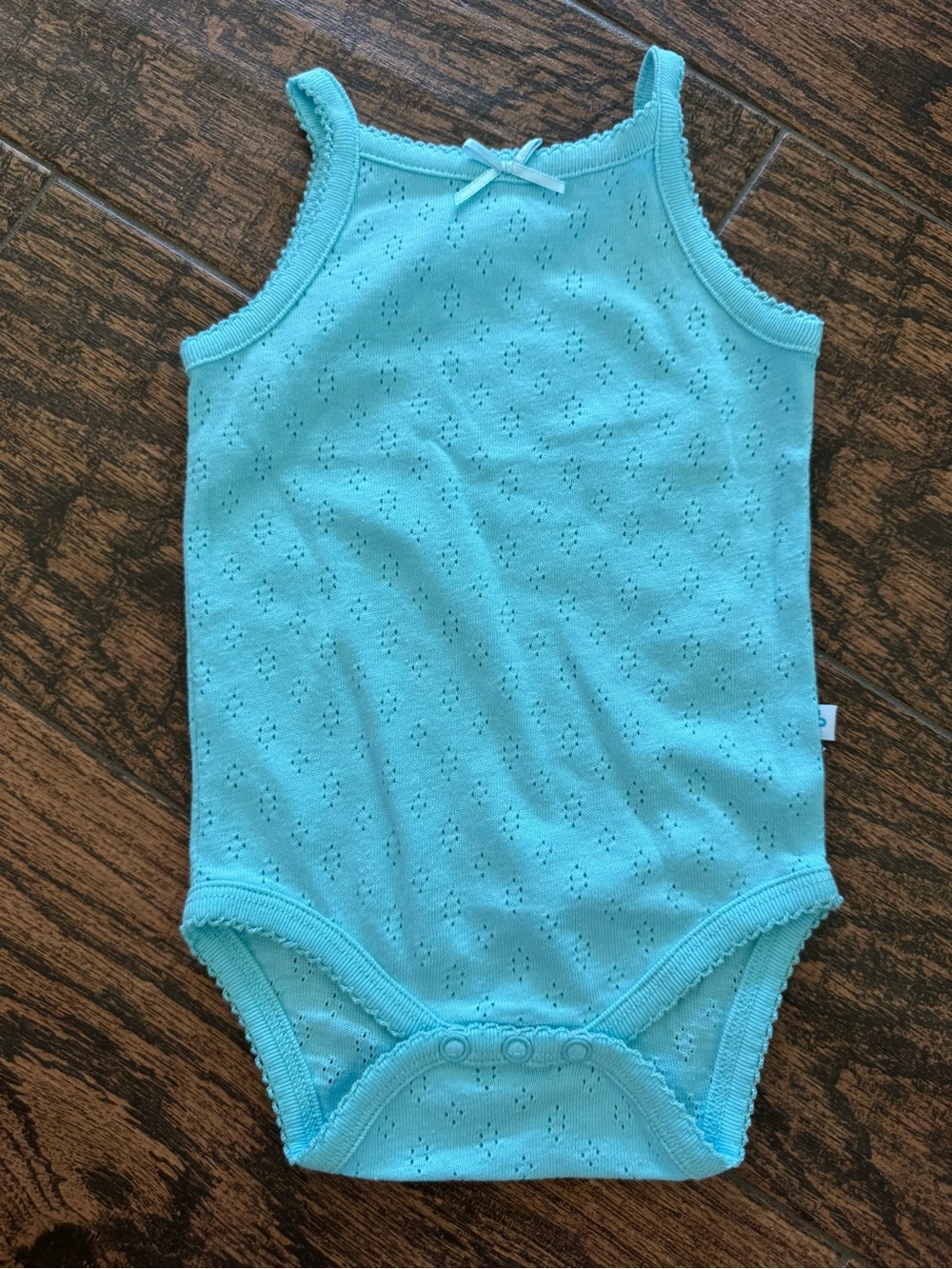 Posh Peanut Aqua Knit Tank One-Piece Bodysuit